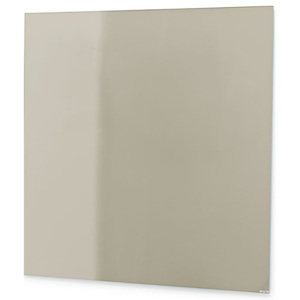 Szklana tablica suchościeralna, 300x300 mm, szary