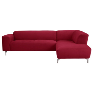 Czerwony narożnik prawostronny Windsor & Co Sofas Orion