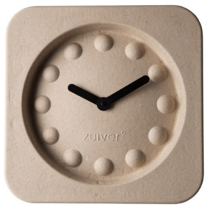 Zegar PULP TIME kwadratowy beżowy (8500019) Zuiver kupuj więcej - płać mniej (AUTO RABATY), dostawa GRATIS od 200zł
