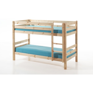 Łóżko piętrowe z litego drewna Pino PISBZG10