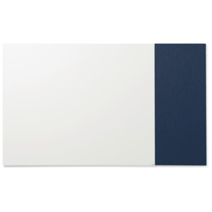 Tablica biała bez ram 1490x1190mm + tablica 500x1190mm ciemnoniebieska