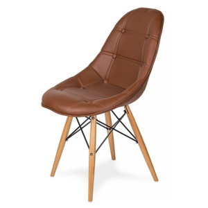 Krzesło Eko Wood (mleczna czekolada) KingHome