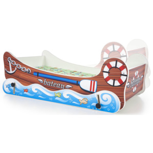 Łóżko dziecięce z kołyską Hippi - łódka