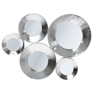 KARE Design :: Lustro Circoli Cinque Silver 46x62cm - srebrny