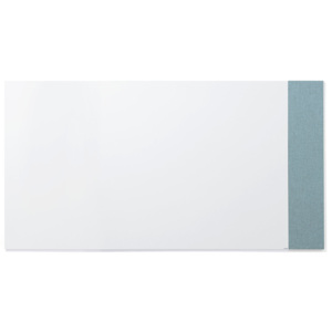 Tablica biała bez ram 1990x1190mm + tablica 250x1190mm jasnoniebieska
