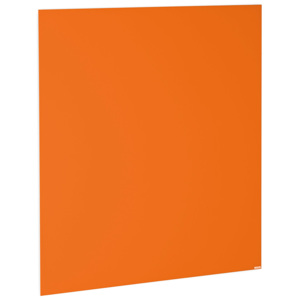Szklana tablica suchościeralna, 1000x1000 mm, pomarańczowy
