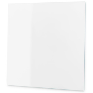 Szklana tablica suchościeralna, 500x500 mm, biały