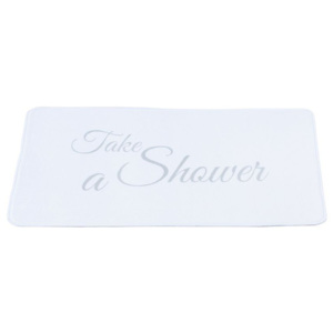 Dywanik łazienkowy Take a Shower white 60x100cm