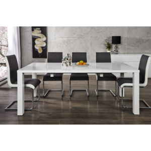 Stół rozkładany Lucente 120-200x90 cm (biały) KingHome