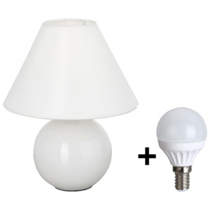 Eglo Eglo 23873 - LED Lampa stołowa TINA 1xE14/5W/230V biała EG23873A