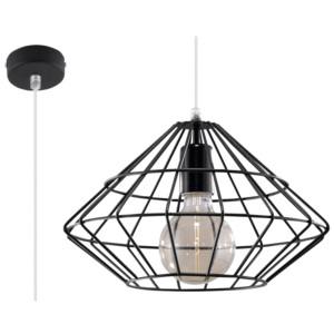 Lampa wisząca 100x33x33cm Sollux Lighting Umberto czarna