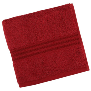 Czerwony ręcznik kąpielowy Rainbow, 70x140 cm