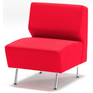 Sofa Wave, Czerwona, dł: 600mm
