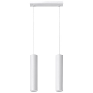 Lampa wisząca 30x6x85cm Sollux Lighting Lagos 3 biała