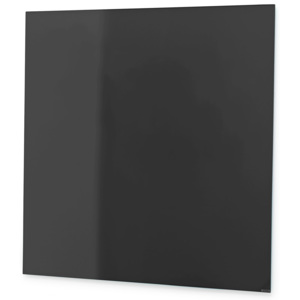 Szklana tablica suchościeralna, 500x500 mm, czarny