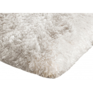 Shaggy dywanik łazienkowy pluszowy wysoki 60x90 biały