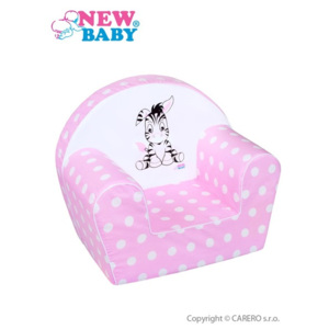 Dziecięcy fotelik New Baby Zebra różowy - zniżka dla rejestrowanych