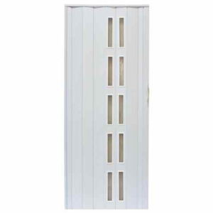 Drzwi Harmonijkowe 005S 014 Biały Mat 80 cm