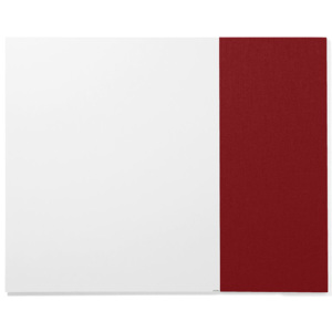 Tablica biała bez ram, 990x1190 mm + tablica 500x1190mm czerwona