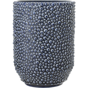 Niebieski wazon kamionkowy Bloomingville Vase