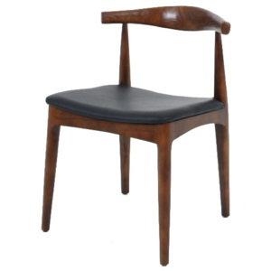 Krzesło Elbow (ciemnobrązowe) KingHome