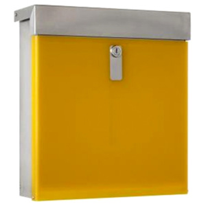 Skrzynka na listy Max Knobloch Mailbox X Poly żółta