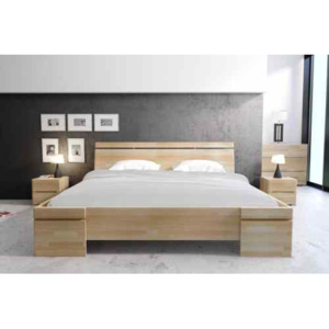 Łóżko drewniane bukowe SPARTA Maxi 90-200x200