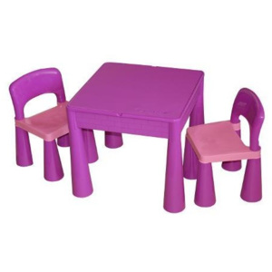 Zestaw krzesełek i stolika fioletowy - zniżka dla rejestrowanych