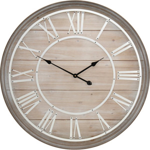 Drewniany zegar ścienny 80 cm