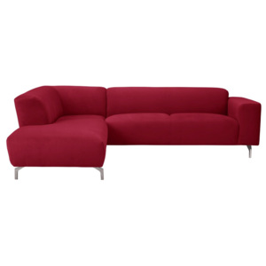 Czerwony narożnik lewostronny Windsor & Co Sofas Orion