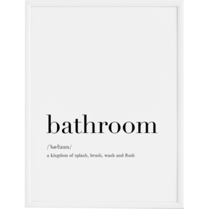 Plakat Bathroom 70 x 100 cm