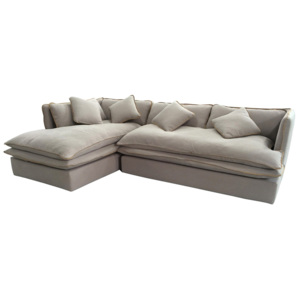 Sofa układ prawostronny 280x180x80 cm Miloo Home Nicea taupe