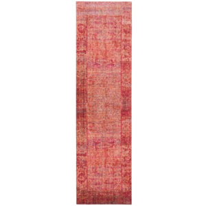 Czerwono-różowy chodnik Safavieh Lulu Vintage, 68x243 cm