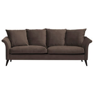 Brązowa sofa 3-osobowa The Classic Living Chloe