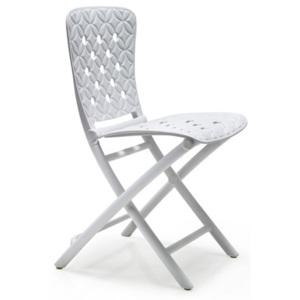 Krzesło składane Zac Spring (białe) Nardi
