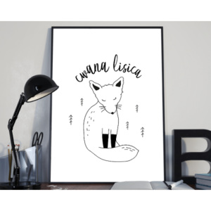 Cwana lisica- ilustracja