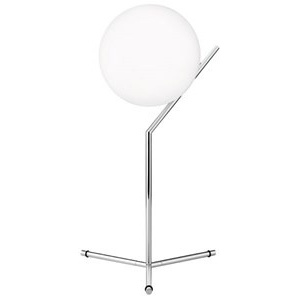 Flos :: Lampa stołowa IC T1 HIGH - chrom - biały || chrom