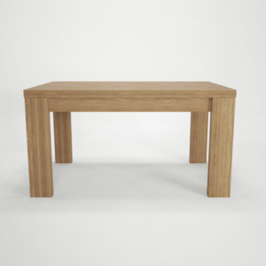 Stół rozkładany z drewna bukowego Artemob, 160x75 cm