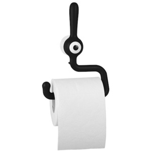 Uchwyt na papier toaletowy Koziol TOQ czarny
