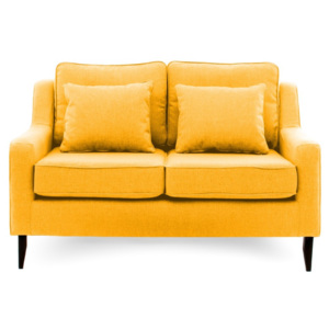 Żółta sofa 2-osobowa Vivonita Bond