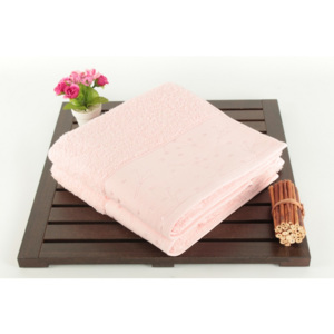 Zestaw 2 ręczników Tomur Pink, 50x90 cm
