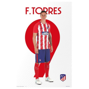 Plakat, Obraz Atletico Madrid 2017 2018 - F Torres, (61 x 91,5 cm)