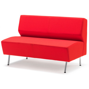 Sofa Wave, Czerwona, dł:1800 mm