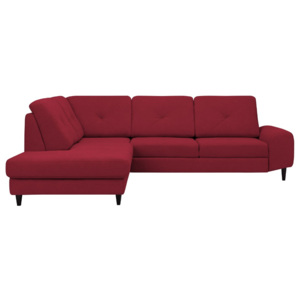 Czerwony rozkładany narożnik lewostronny Windsor & Co Sofas Beta
