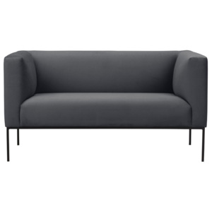 Ciemnoszara sofa 2-osobowa Windsor & Co Sofas Neptune