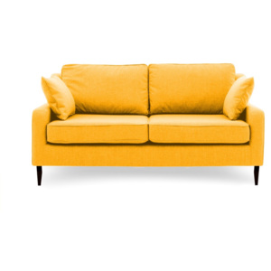 Żółta sofa 3-osobowa Vivonita Bond