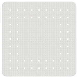Biały antypoślizgowa mata prysznicowa Wenko Mirasol, 54x54 cm
