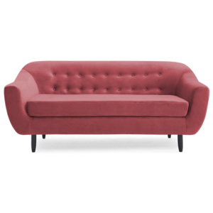 Czerwona sofa 3-osobowa Vivonita Laurel