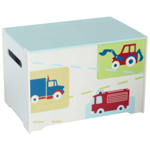 Worlds Apart Pudełko w ciężarówki i traktory, 60x39x39 cm, WORL230009