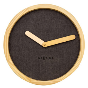 Zegar ścienny 30 cm NeXtime Calm brązowy